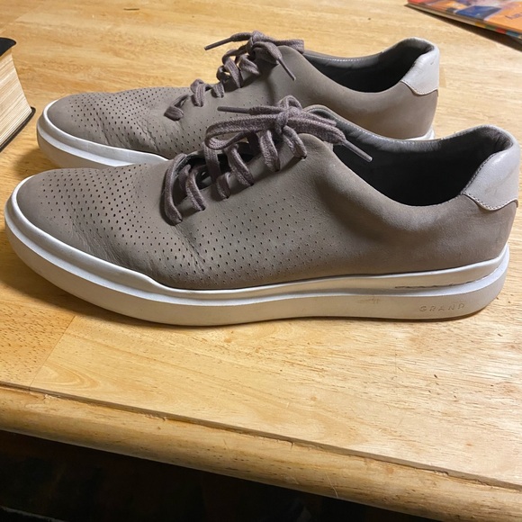 Men's Grey Cole Haan Court Sneakers - Picture 5 of 6